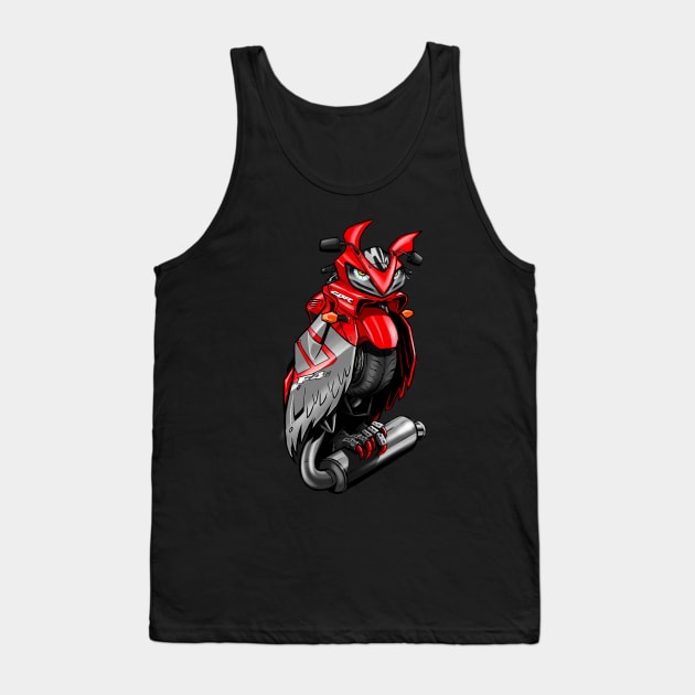 Honda CBR F4i Owl Tank Top by MOTORIND